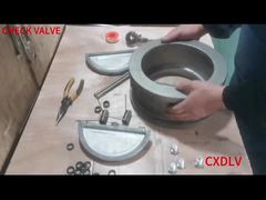 Сборка сварного клапана с двойной пластиной