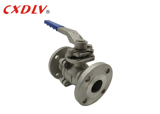 DIN PN16 WCB Фланцевый шаровой кран 2PC из нержавеющей стали