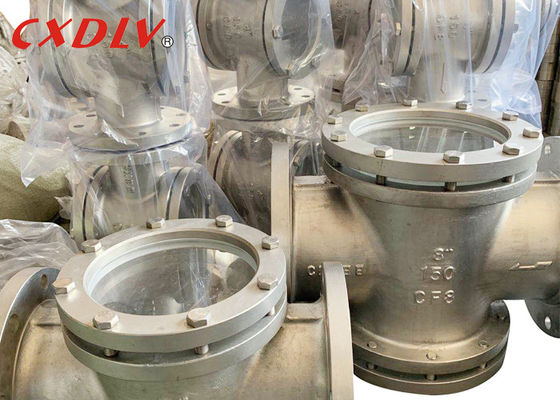 Круглое прямое стекло видимости нержавеющей стали CF8M WCB 150LB