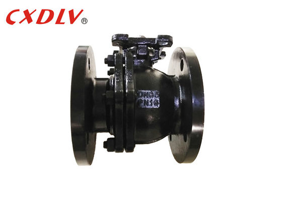 Шариковый клапан стали отливки привода WCB DN65 Pneuamtic с пусковой площадкой установки