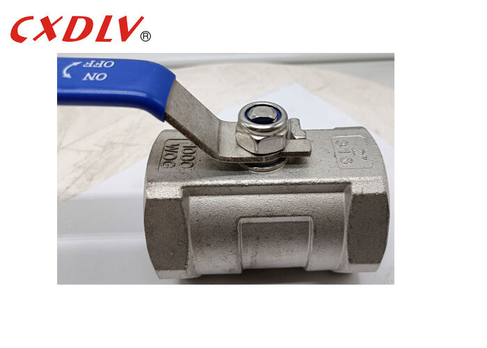 1-Piece Body SS304 Ball Valve,Seat PTFE, Class 1000 BSP Threaded Connection Manual Operation