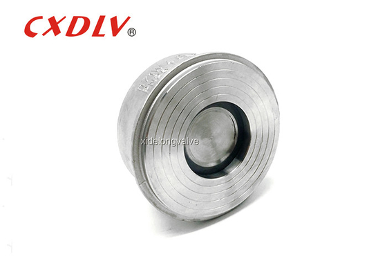 Двойной невозвращающийся вафли чековый клапан из нержавеющей стали 304ANSI 150LB