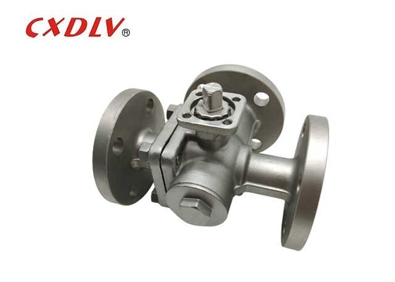 300 фунтов низкая платформа из нержавеющей стали T тип 3 Way Ball Valve Flange GB