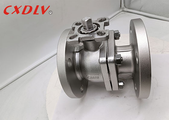 Шаровой кран 2PC 1.4409 Корпус PTFE Седло Голый шток Плавающий шар DIN PN16