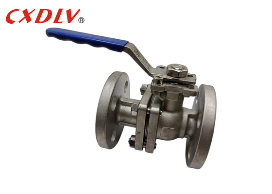 DIN PN16 SS Круговой клапан 2 части полный порт с ISO5211 TOP