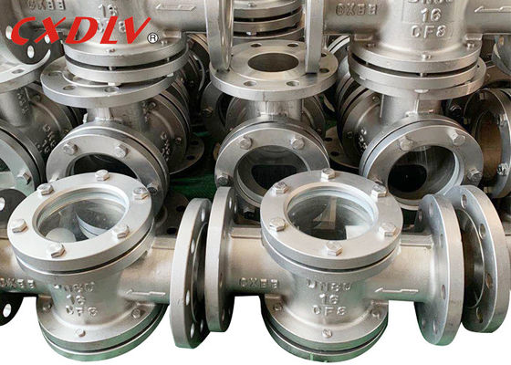 Круглое прямое стекло видимости нержавеющей стали CF8M WCB 150LB